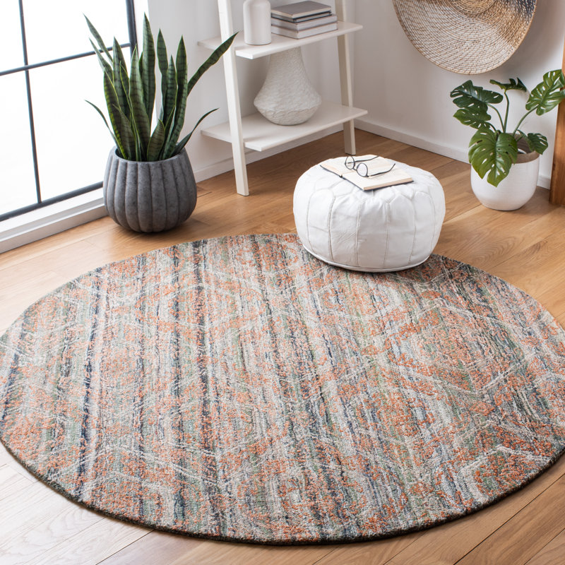 Tapis performance touffeté à la main Marquee, Rond 6 pi