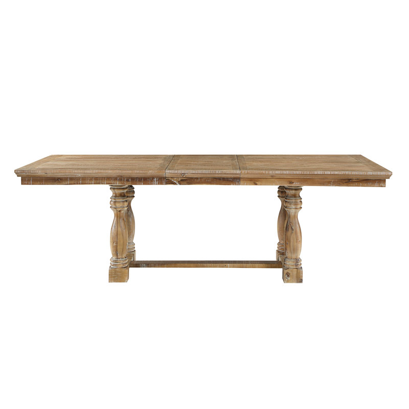 Tieba Extendable Dining Table, Wheat