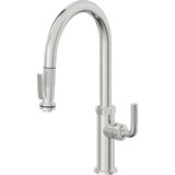 Descanso Kitchen Pull-Down Faucet with Squeeze Sprayer - High Arc Spout