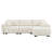 Boucle Fabric 110" Modular Sectional Sofa-1440220103