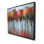 Abstract and Colorful Forest - Framed Canvas Home Decor