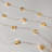 Crumpton Battery Operated LED Mini String Lights with Gold Balls