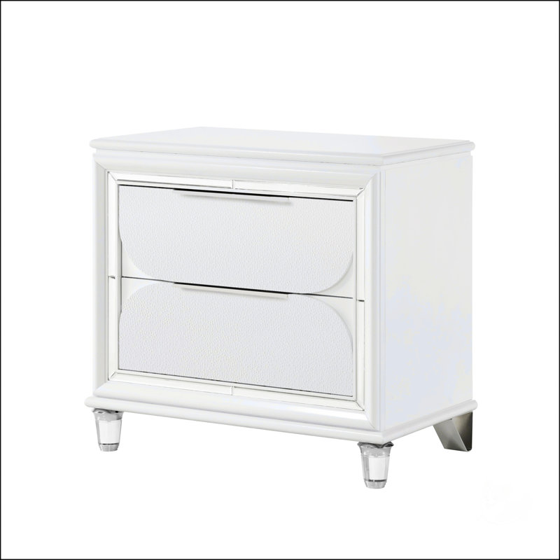 Table de chevet avec tiroirs Glamour