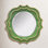 38" Round Scalloped Accent Mirror