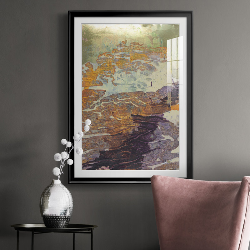 Monet's Landscape VII - reproduction de cadre photo, H 30,5 po x l 22,5 po x P 1 po, Cadre noir