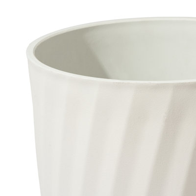 Boynton 24" H Round Pot Planter with Shelf Insert