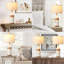 Lampe de table en résine Madysan USB