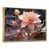 Toile avec cadre flottant or