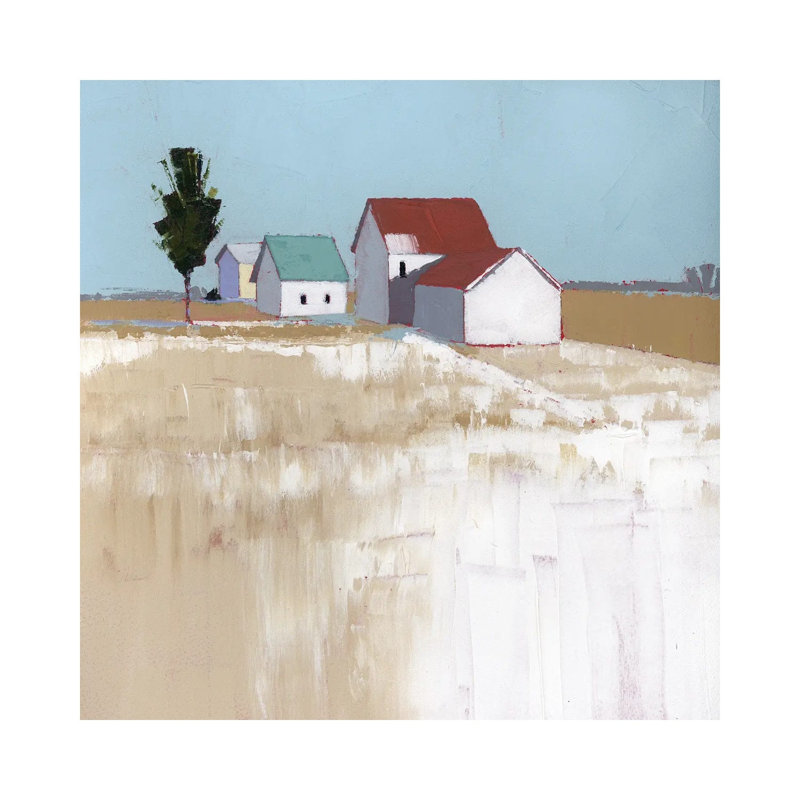 Snow On The Roof 1 Piece Wall Art on Canvas, 93.98 cm H x 93.98 cm W x 1.905 cm D, Does Not Apply