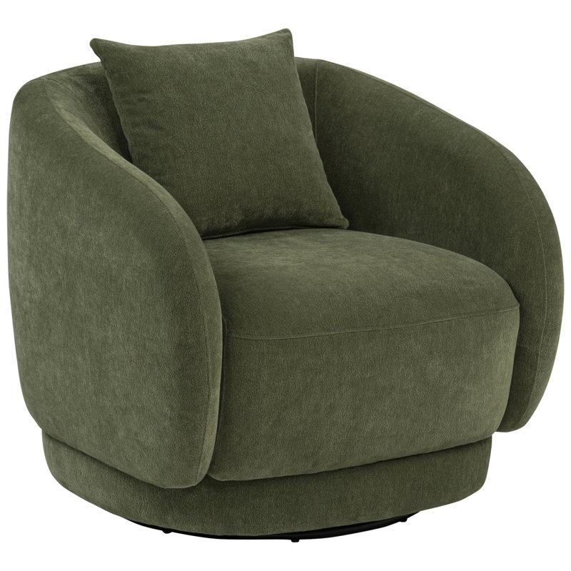 Fauteuil d'appoint pivotant Harlan Green