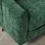 Canapé d'appoint 50,5 po en chenille de 50,2 po de largeur, petit canapé moderne glam avec pieds en métal, canapé capitonné à 2 places Channel