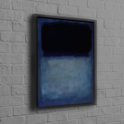 Blue Personalized Mark Rothko Art Canvas Perfect for Wall Decor and a Unique Gift for Grandma