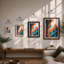 Climber at Scale Modern 1 Piece Single Picture Frame Wall Art-1875831634-1875831645
