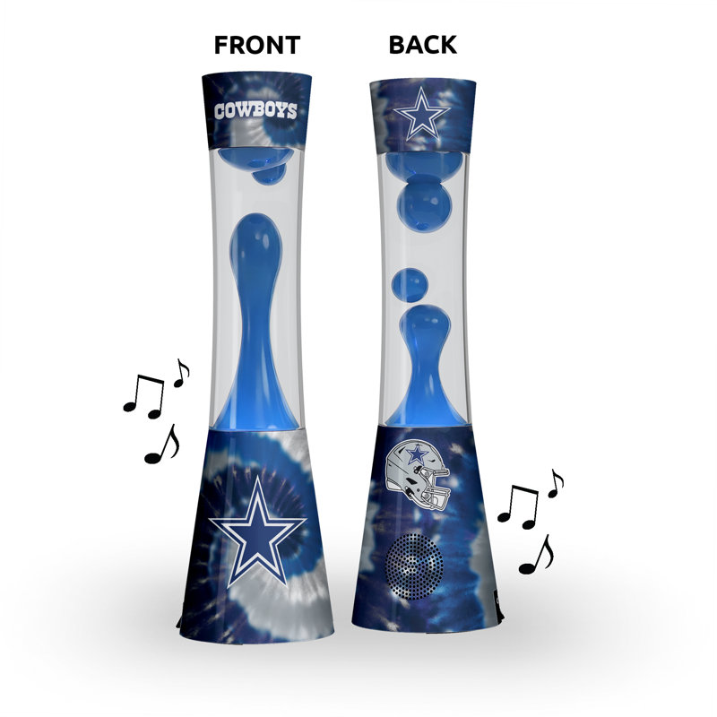 Lampe Magma DEL tie-dye NFL Dallas Cowboys avec haut-parleur Bluetooth | 42 cm, Dallas Cowboys