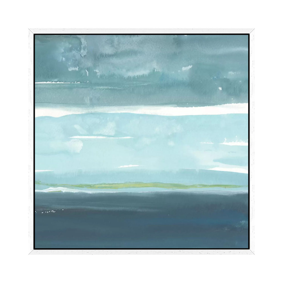 Leinwandbild Teal Horizon II von Rob Delamater