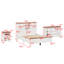 Bedroom Set with Farmhouse Platform Bed, Sliding Door Storage Headboard, Matching Nightstand and Dresser-1828014297