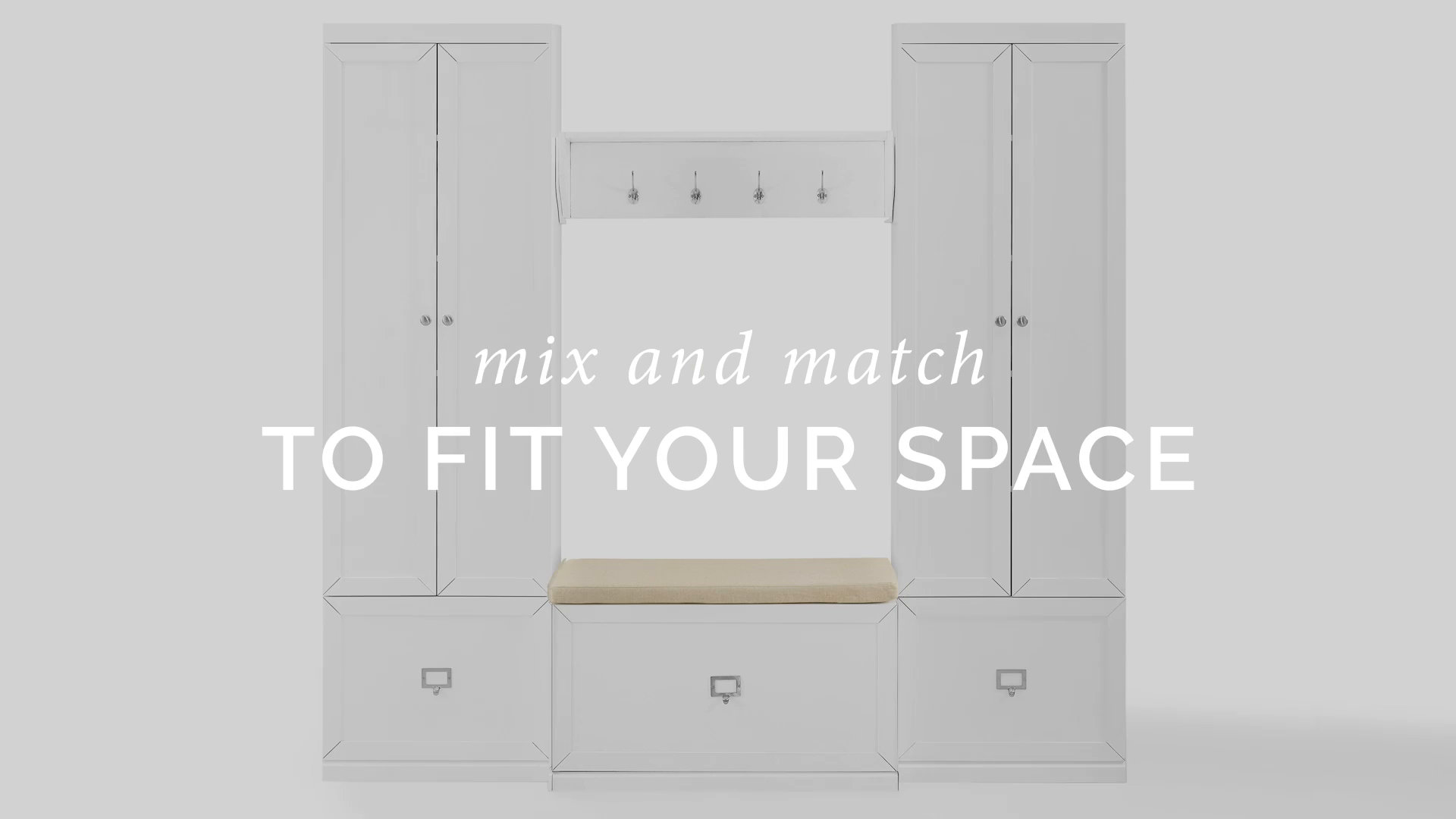 Crestshire Linen Blend Upholstered Storage Bench