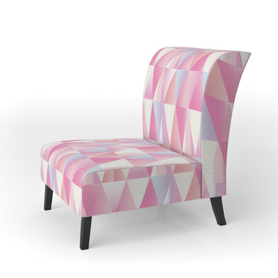 Fauteuil de chambre en velours rembourré Diamond Retro VI - Mid-Century