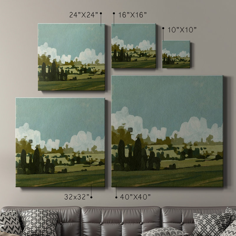 Toile tendue avec châssis Lush Summer I-Premium Gallery - prête à être accrochée