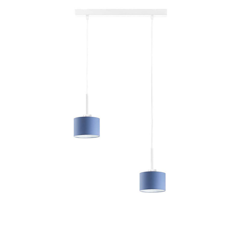 Gurganious 2 - Light Kitchen Island Pendant, White, Blue