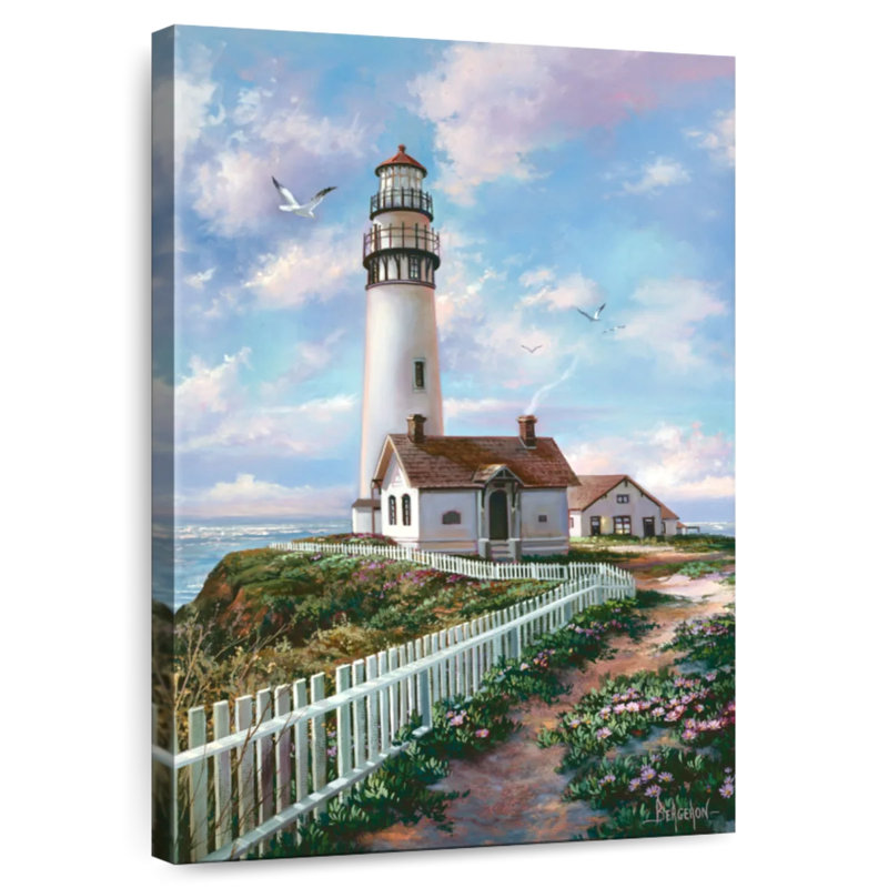 Spring pigeon point lighthouse Aletra, H 48 po x l 32 po
