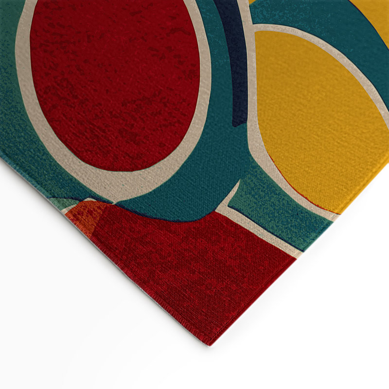 Tapis intérieur et extérieur Witty Loop, Rectangulaire 3 pi x 5 pi