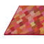 Tapis de zone rouge/rose à motifs-1468208009