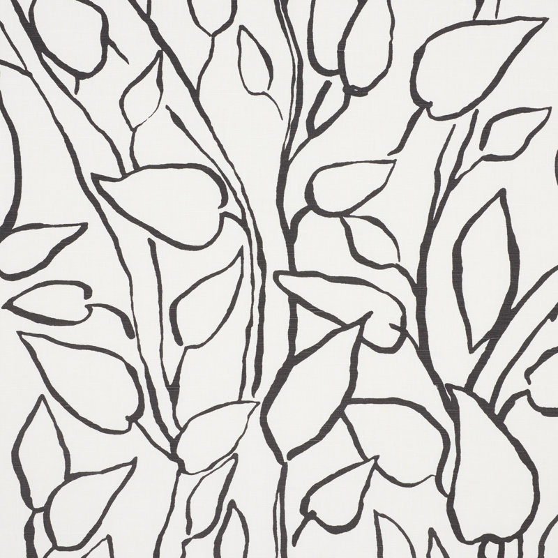 Solandra Vine Fabric, Black