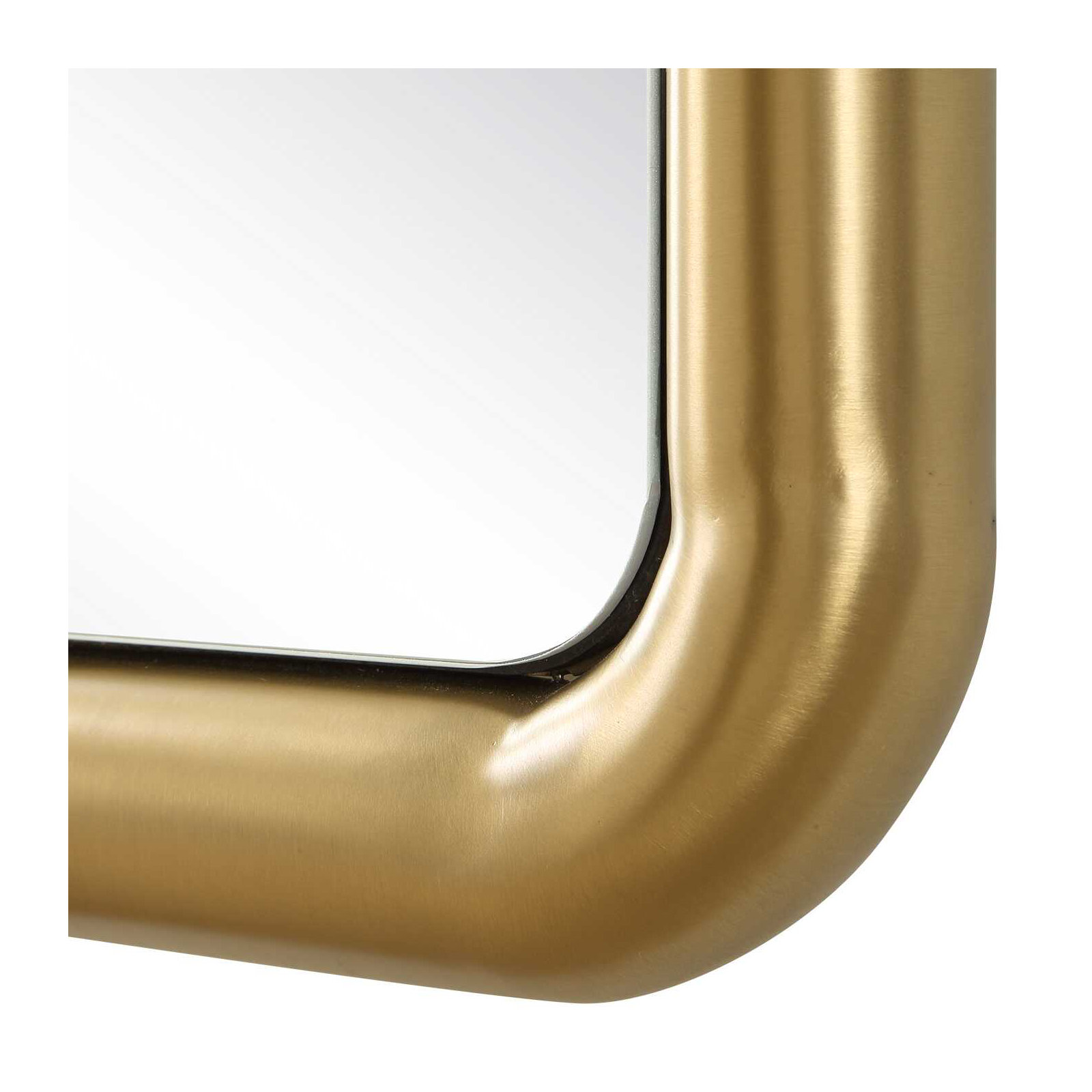 Uttermost Atkinson Modern Brass Mirror