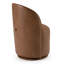 Chaise pivotante en cuir Benbow