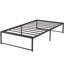 Ensemble de base de lit simple en métal Rukadikar de 2, base de lit plateforme de 2, 14,2 pouces, sommier à lattes en acier robuste, silencieux sans sommier, rangement sous le lit, assemblage facile-1109254792