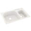 Évier de cuisine à double cuve à montage double L 33 po x l 22 po-38293803-38293795
