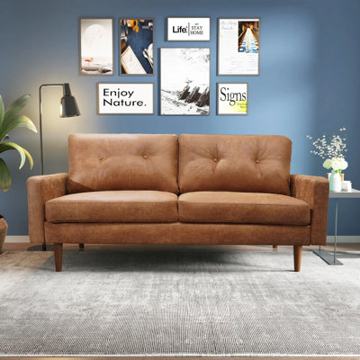 Arbadella 70“ Square Arm Upholstered Sofa