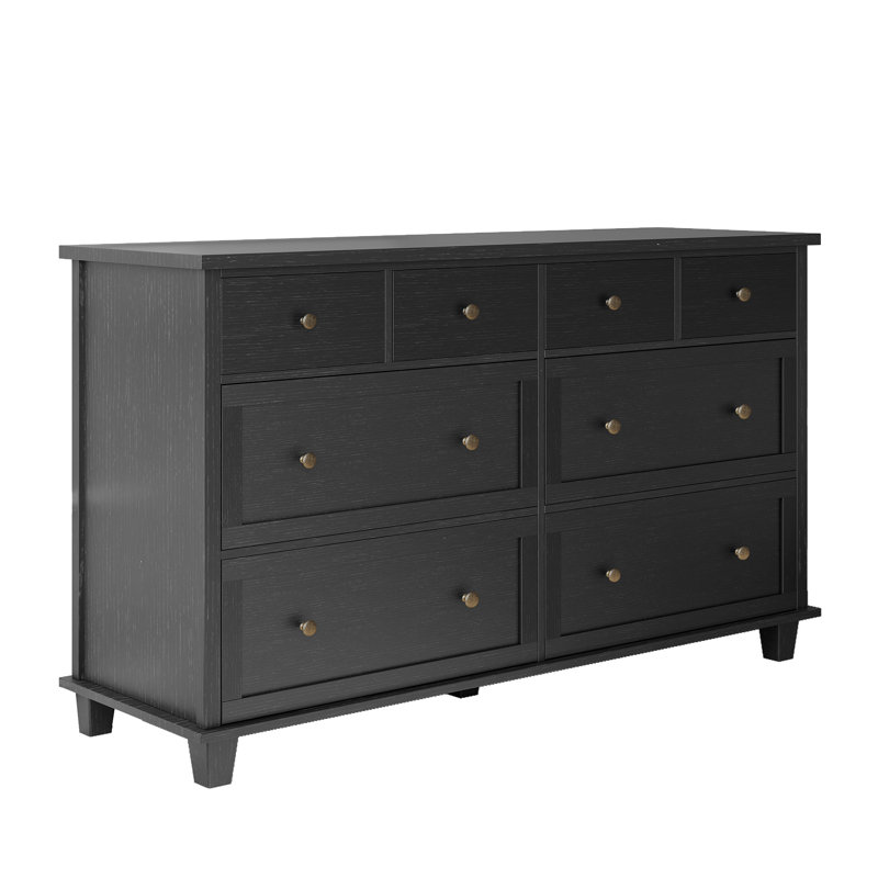 8-drawer Dresser, Black