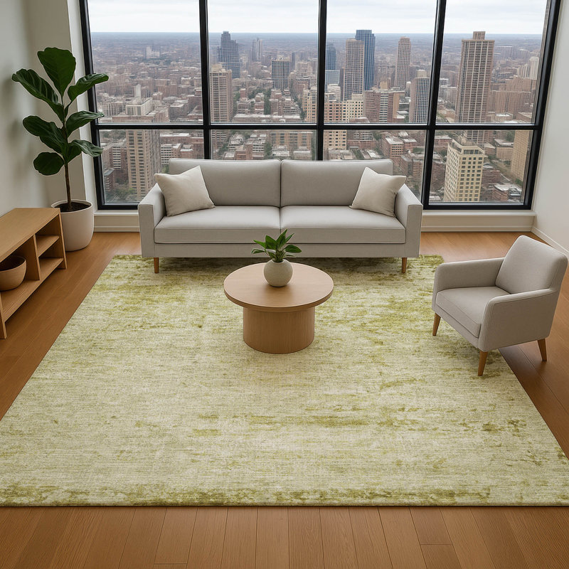 Premium Machine Washable Jakiyra AMF1901 Modern Rug, Rectangle 10' x 14'