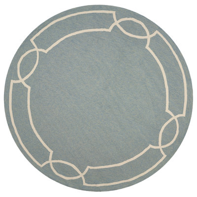 Tapis intérieur / extérieur à motif géométrique Kyel