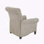 Fauteuil inclinable manuel capitonné à boutons-500764849