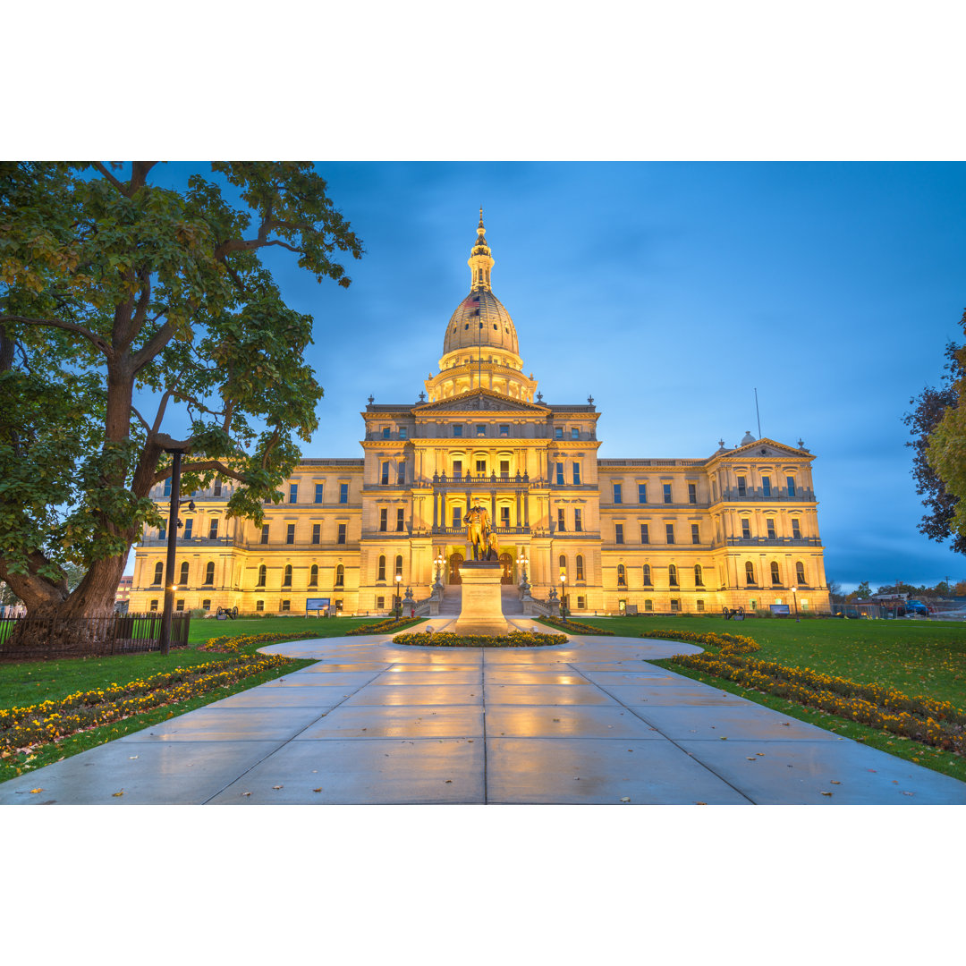 Michigan State Capitol von Sean Pavone - Druck