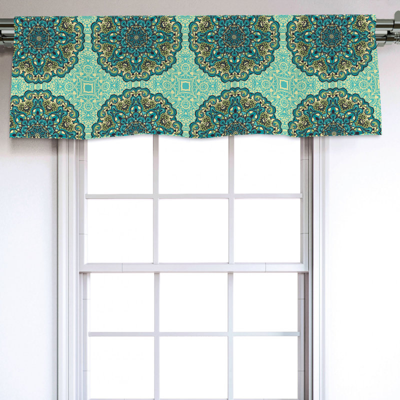 Sateen Ruffled Window Valance