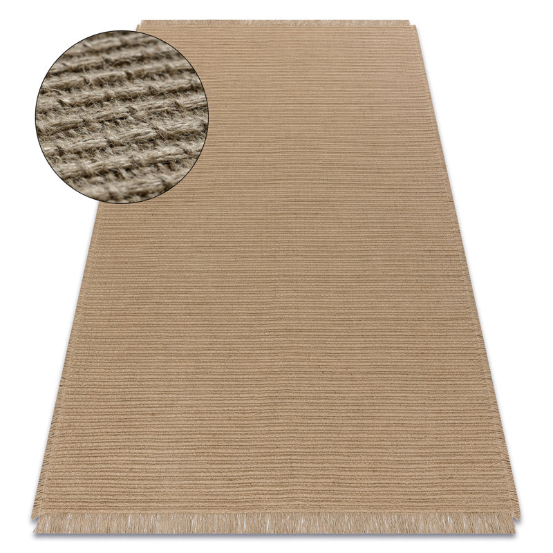 Jute / Sisal Flatweave Area Rug, Rectangular 80 x 150cm
