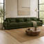 Canapé modulaire en velours surdimensionné Comfort-604043856