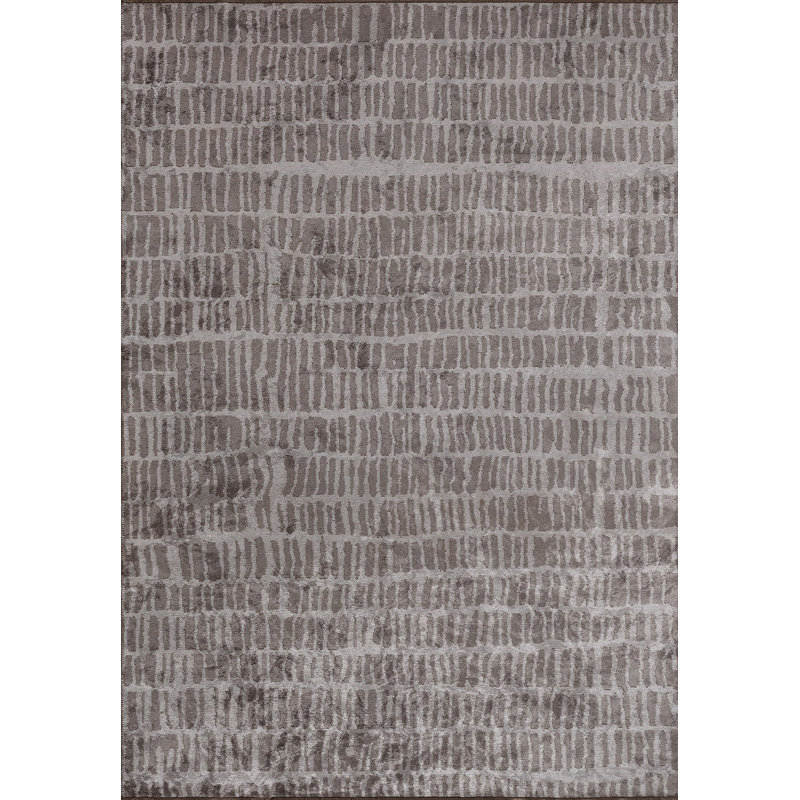 Saori Abstract Hand Loom Indoor / Outdoor Area Rug, Rectangle 5'3" x 7'6"