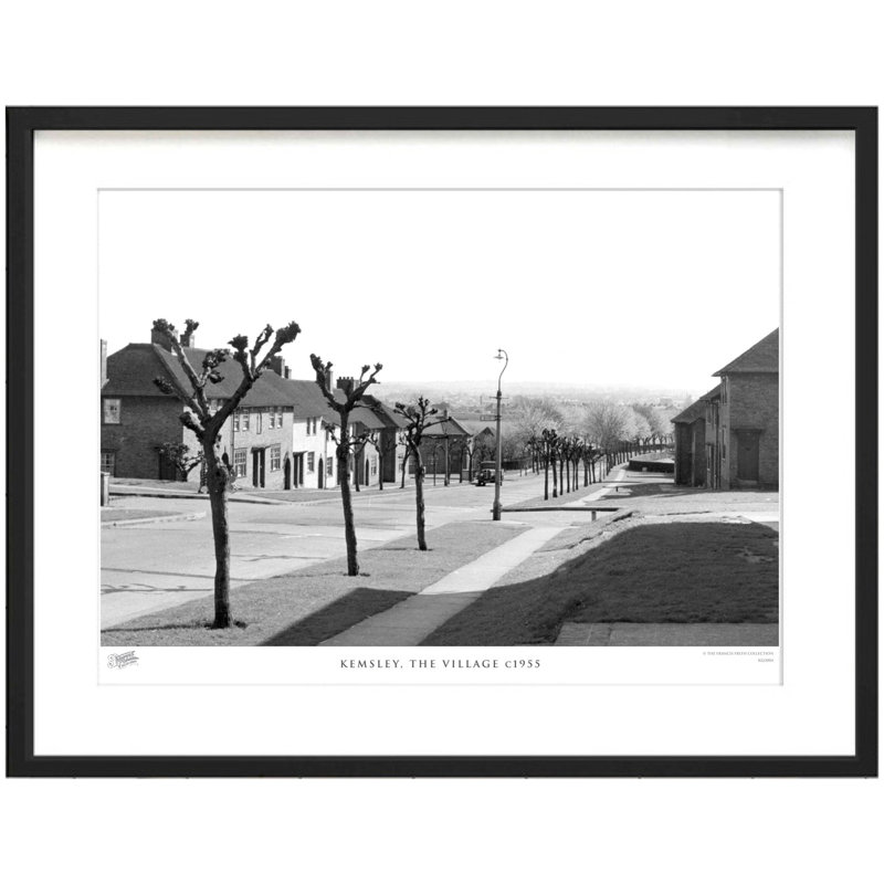 Kemsley, The Village C1955 by Francis Frith - Single Picture Frame Print, 45cm H x 60cm W x 2.3cm D