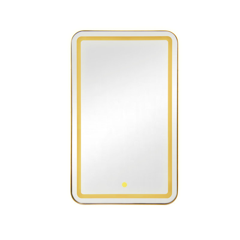 Armoire à pharmacie rectangulaire avec miroir