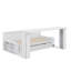 Grand lit de jour en bois avec tiroirs de rangement, bureau amovible et table d'appoint hydraulique-1690176304-1690176306