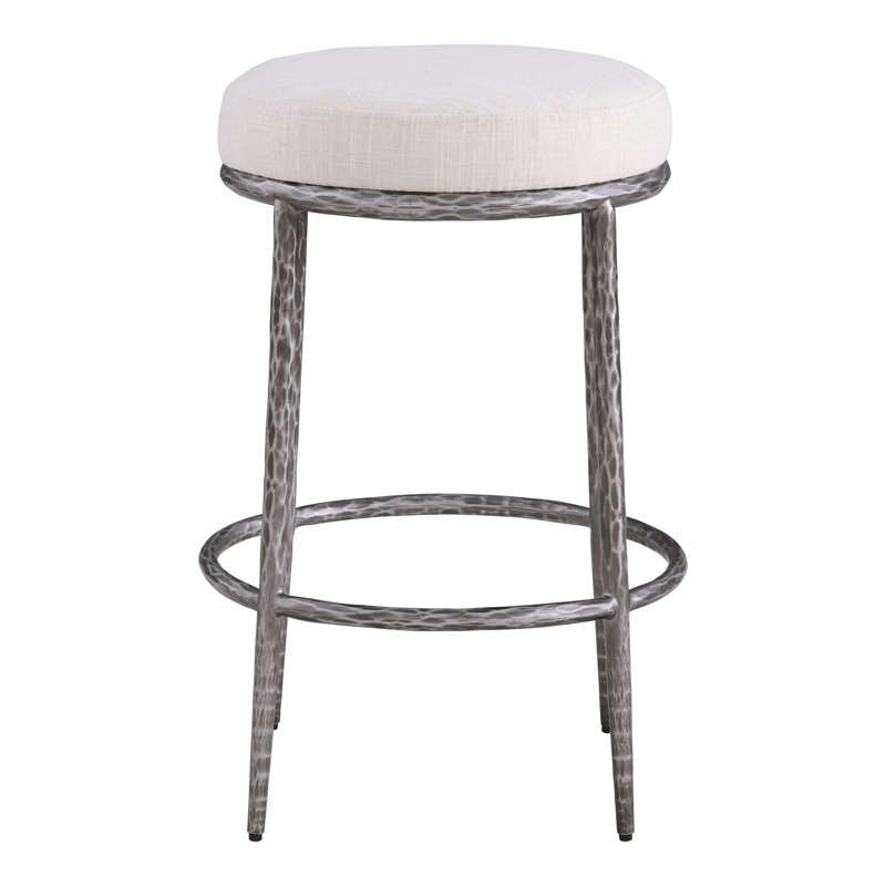 Tabouret à hauteur de comptoir Corrinne, Gris mat