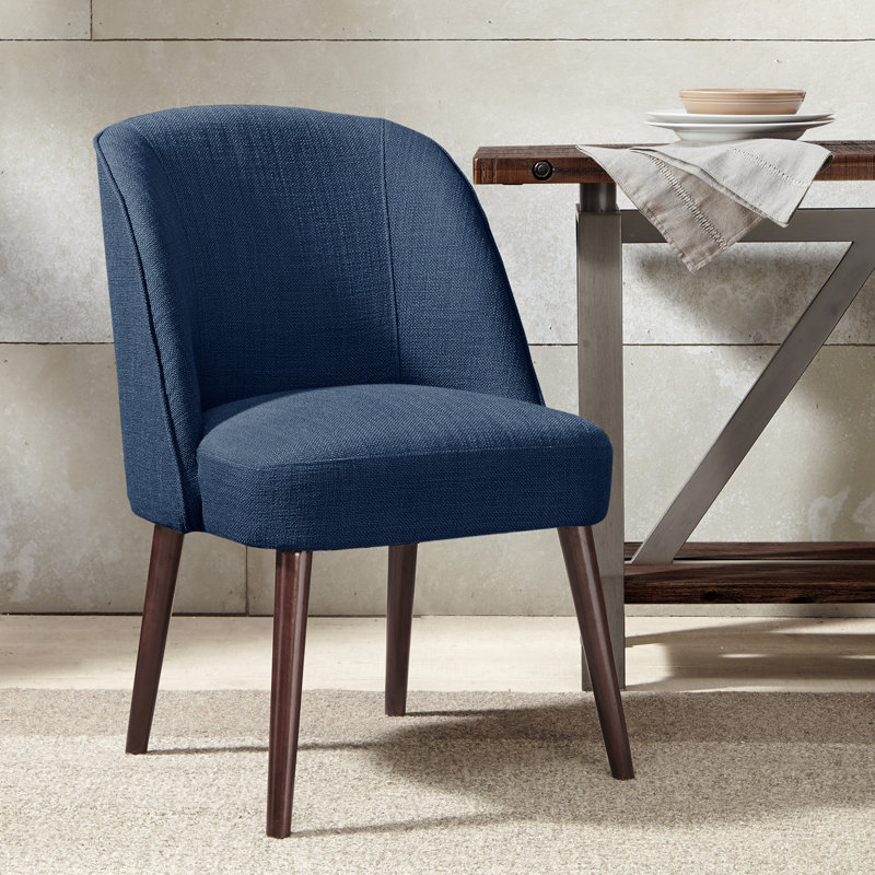 Jane Rounded Back Dining Chair, Blue