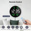 Horloge murale ronde 10 pouces avec luminosité tamisée-810364174