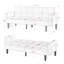 Velvet Futon Couch Convertible-487373539