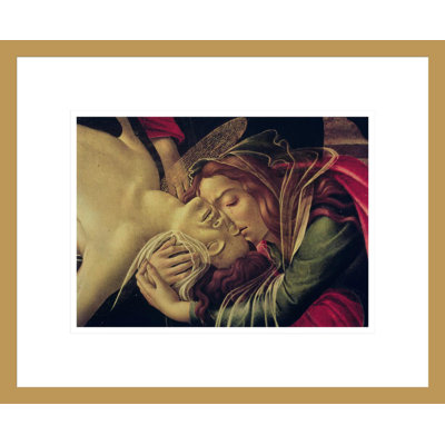 «Détail de la lamentation du Christ» par Sandro Botticelli, impression giclée encadrée